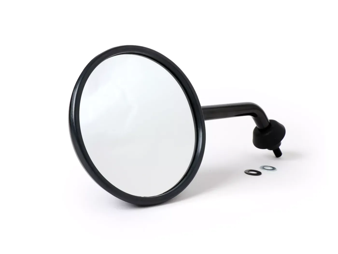 Spiegel MOTO NOSTRA Short Vespa GTS 125-250-300 GTL 125 (ZAPM 31101) Voor Rechts En Links Halfmat Zwart Rechtse Draad