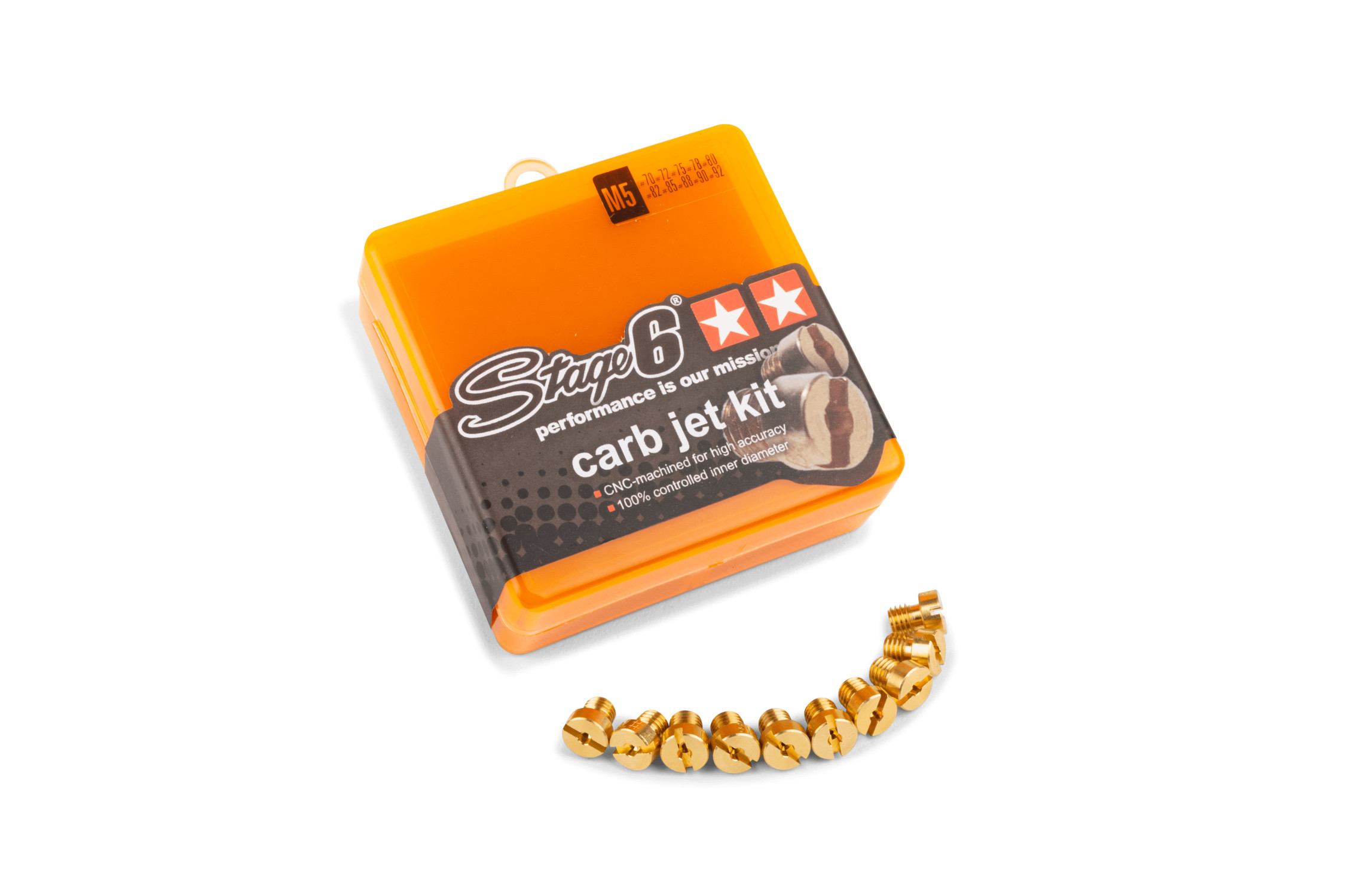 Sproeier kit Stage 6 - Dellorto Groot (6mm) - Maat 60 t/m 82