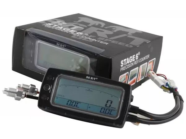 Stage6 R/T Toerenteller - Inclusief 2 Temperatuur meters - Zwart