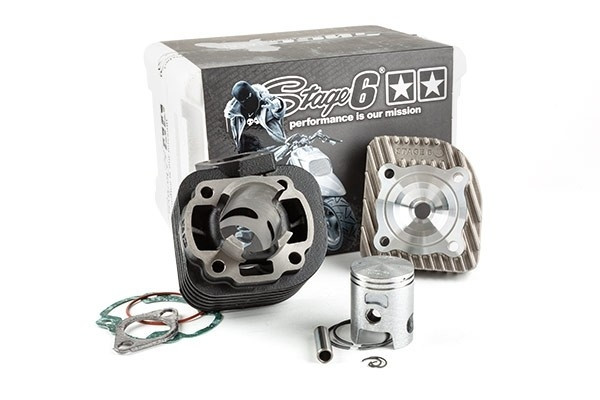 Cilinderkit - Stage 6 Streetrace 50cc - Minarelli Horizontaal - Luchtgekoeld