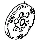 Startkoppeling Yamaha Origineel (minarelli horizontaal)