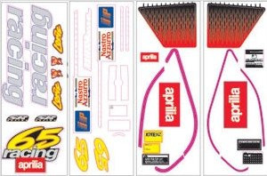 Sticker set - Aprilia SR Capirossi - LC