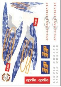 Sticker set - Aprilia SR Stealth