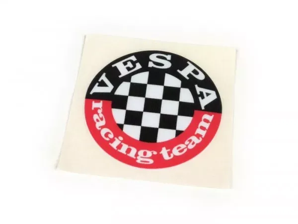 Sticker Vespa Racing Team 60mm