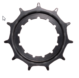 Tandwiel 24T Enduo Cargo Rohloff Cl-53.0 / 54.7 Zwart