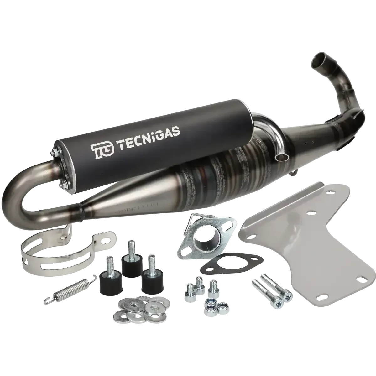 Uitlaat Tecnigas RS-II voor Gilera & Piaggio 125 - 180cc 2 Takt