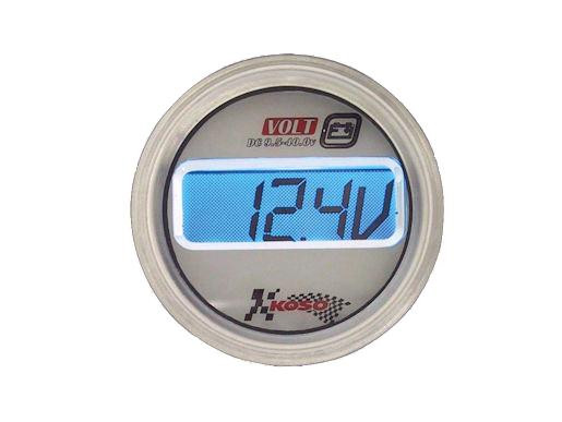 Teller - Voltmeter rond model - 48x57mm