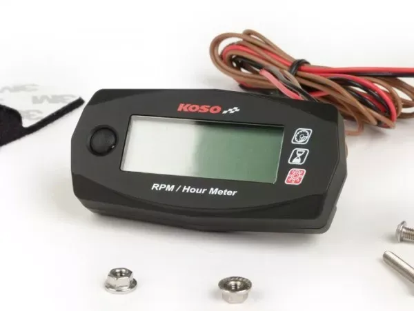 Toerenteller & Urenteller Koso Mini Style Universeel (69.8mmx34.4mmx17.2mm)