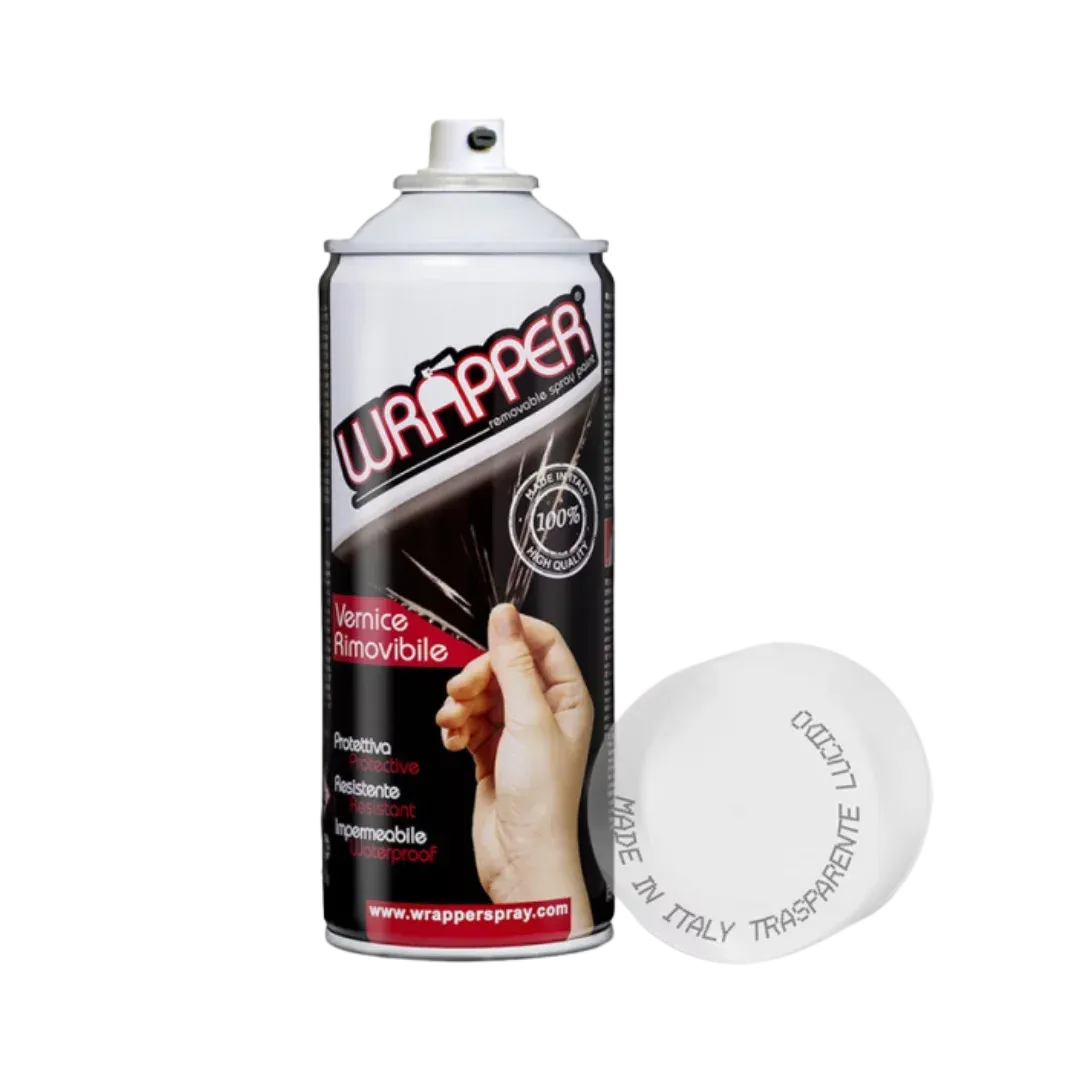 Wrapper Spray Spuitbus 400ml (Plasti Dip) - Transparant Glanzend