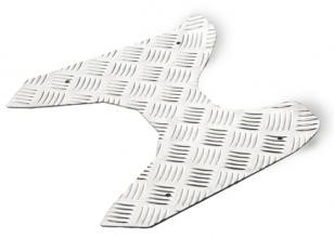 Treeplankset - Alu / Zilver - Yamaha Yog RR