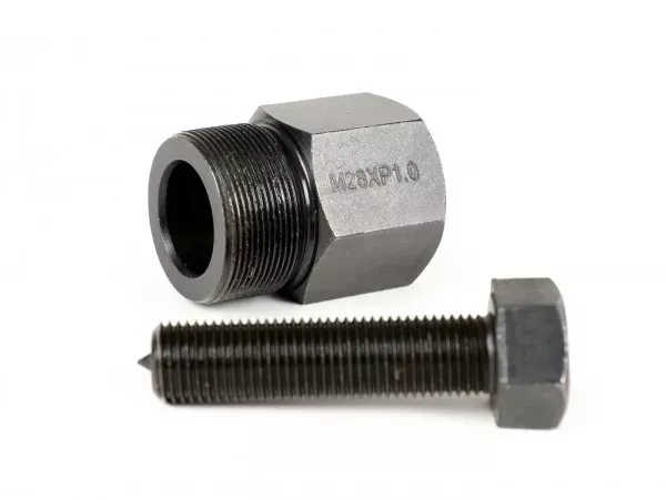 trekker m28x1,0 (buiten) (vliegwieltrekker vespa px pk piaggio 125 180cc 2 takt)