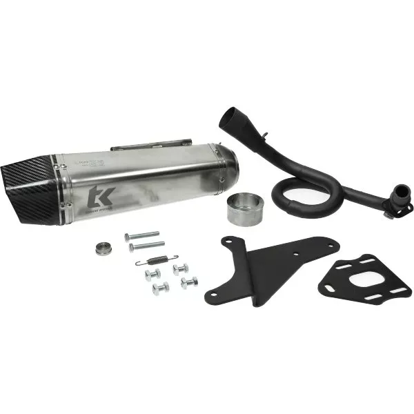 Turbokit GP Pro uitlaat Alu / Carbon - Vespa Primavera / Sprint Euro 5 (iget)