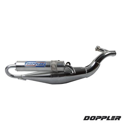 chroom uitlaat piaggio scooter doppler