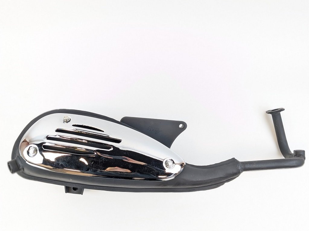 Uitlaat China GY6 Euro 4 -  AGM / BTC / Riva (dubbele schokbreker) 