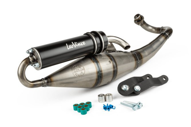 Uitlaat Leovince TT Black Edition Piaggio Nrg/Runner
