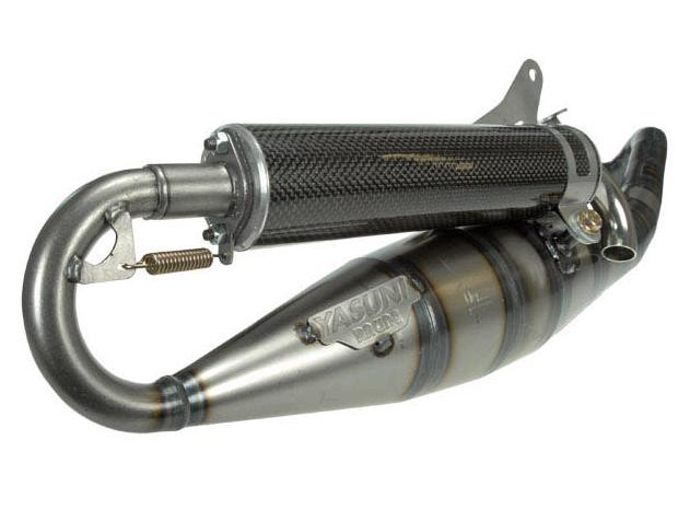 Uitlaat - Yasuni City R Black edition - Minarelli Horizontaal