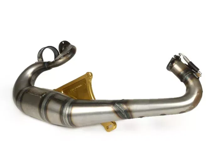 Uitlaat (alleen carrosserie zonder demper)  pm tuning pm84 x tech  piaggio lc 2 takt maxi   ongelakt