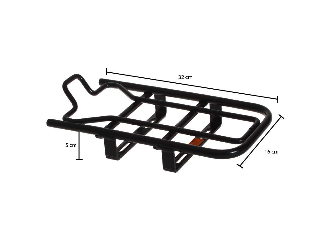 Universele Opzetdrager Steco Voor de e-bike Mat Zwart
