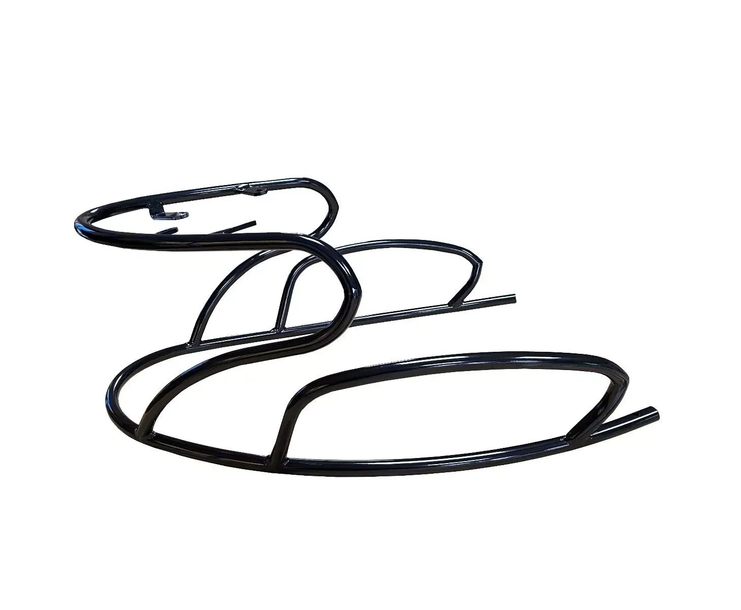 Valbeugel Zip Achter - Mat zwart