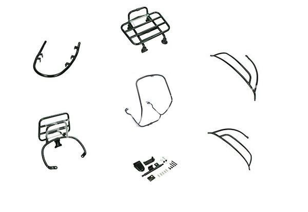 Valbeugelset Vespa Sprint / Primavera - Mat zwart (A-plus, 5-delig)