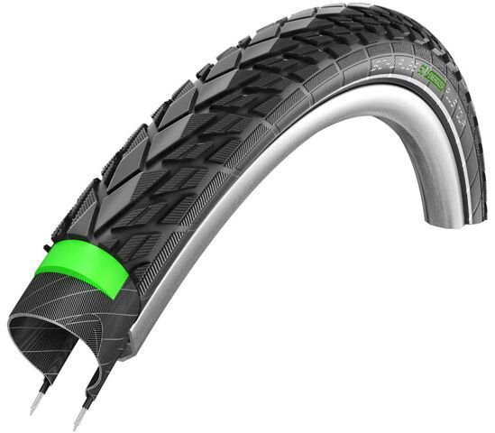 Buitenband Schwalbe Energizer Plus Tour GreenGuard 28 x 1.40- 37-622 mm Zwart Met Reflectie