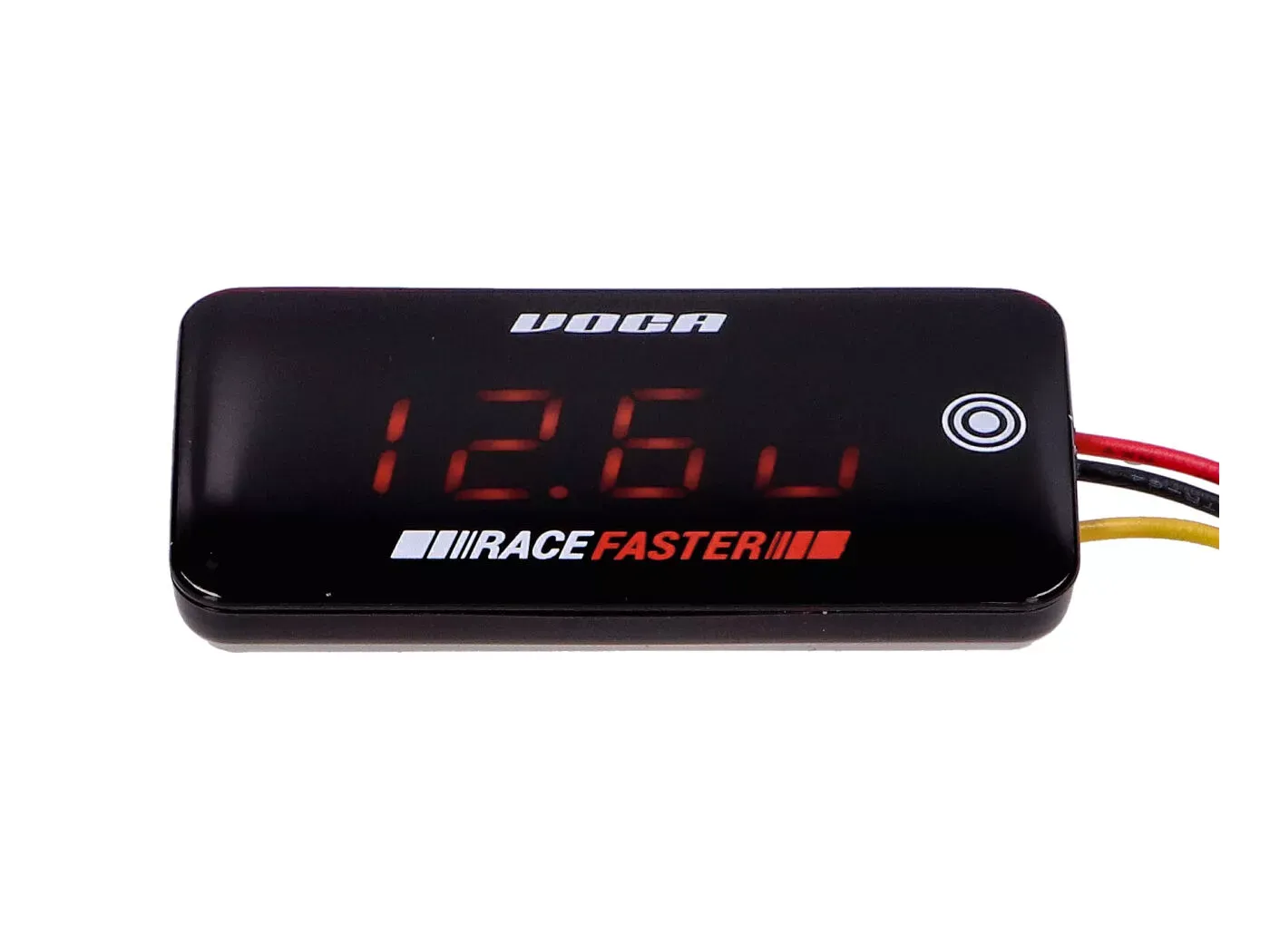  Temperatuur & Voltmeter Voca V-TEMP (Touch) 0-120ºC 8-18V rood