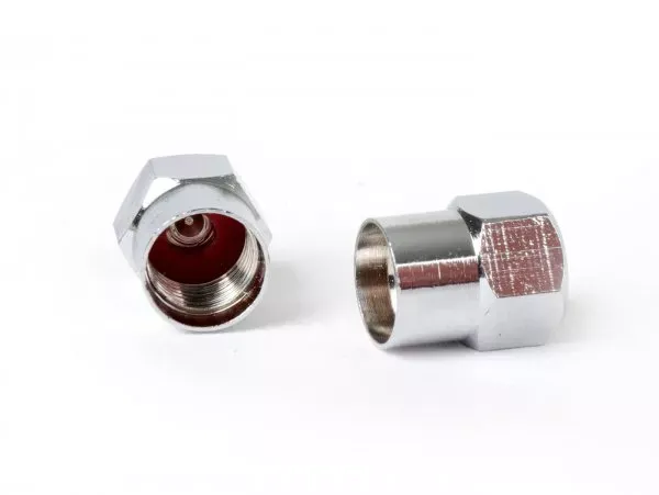 Ventieldopjes Malossi Wit Met Leeuwenkop Logo