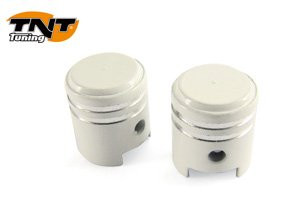 Ventieldopset Zuigermodel Chrome/Wit