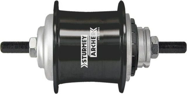 Versnellingsnaaf 3 Speed Sturmey Archer S-RF3 Vrijloop  36 Gaats Zwart