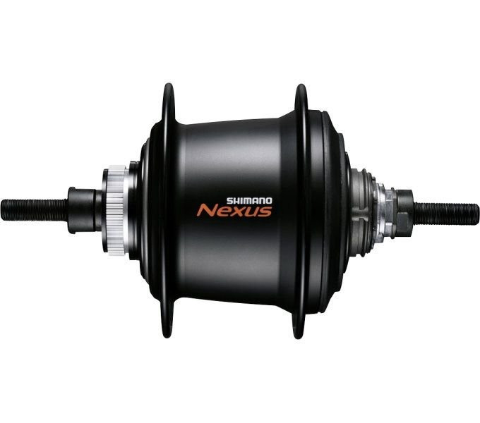 Versnellingsnaaf Shimano Nexus 7 SG-C3001 Schijfrem 36 Gaats Zwart