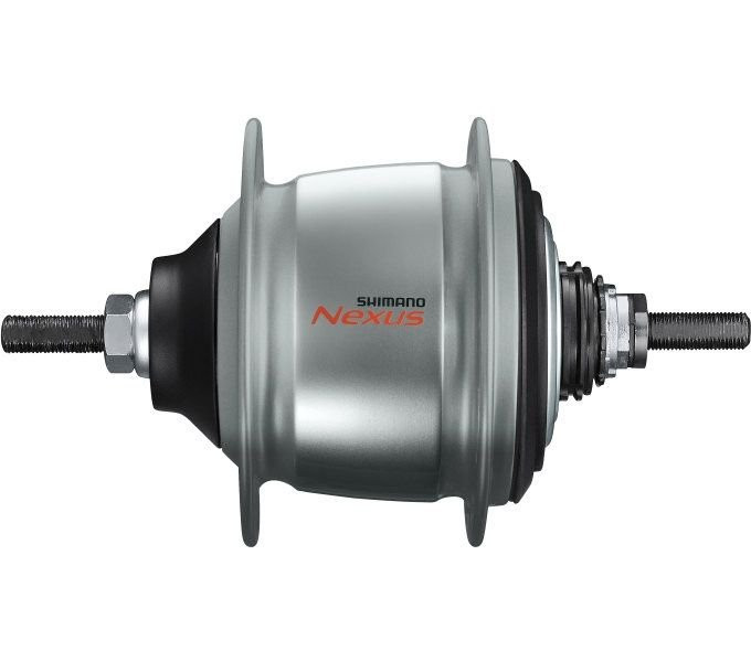 Versnellingsnaaf Shimano Nexus 8 Premium SG-C6011 Velgrem Rollerbrake  36 Gaats Zilver