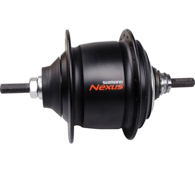Versnellingsnaaf Shimano Nexus 8 Premium SG-C6011 Velgrem Rollerbrake 36 Gaats Zwart