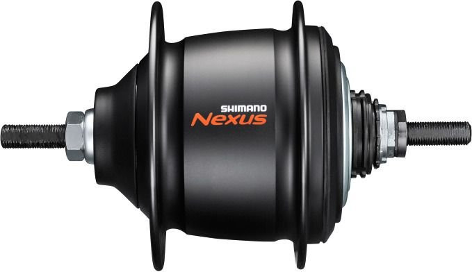 Versnellingsnaaf Shimano Nexus 8 SG-C6000 Voor Rollerbrakes Velgrem 36 Gaats Zwart