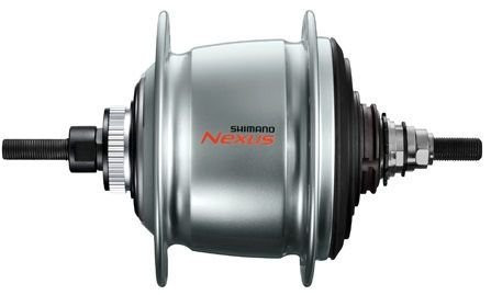 Versnellingsnaaf Shimano Nexus 8 SG-C6001 Voor Schijfrem  36 Gaats Zilver