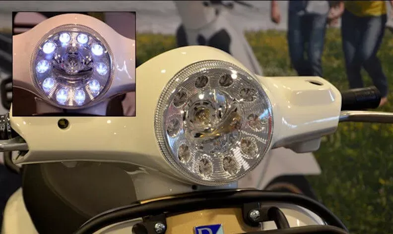 vespa led koplamp