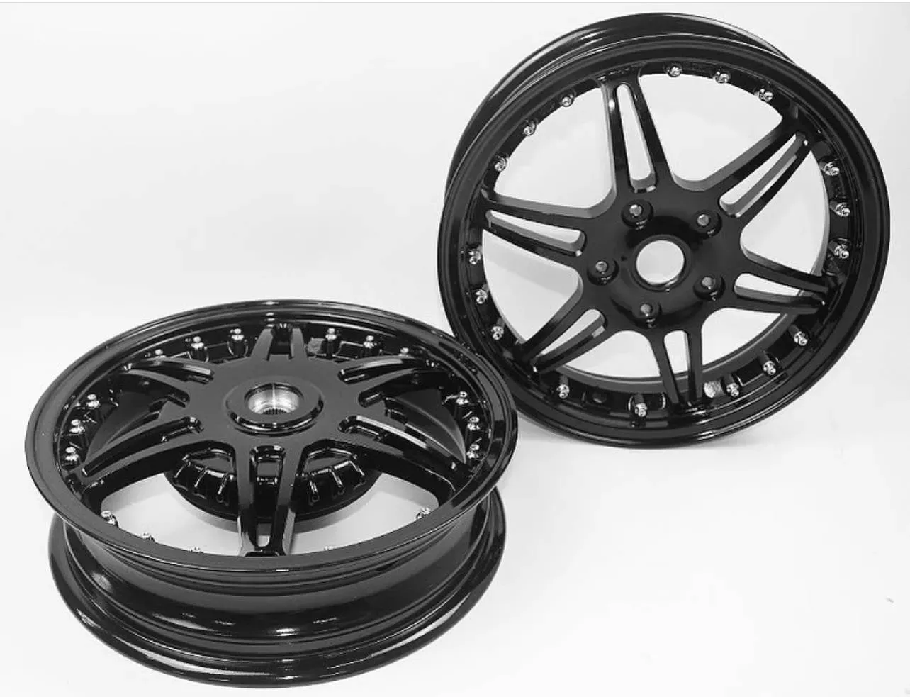 Velgen Vespa Sprint 'Sport' - Glans zwart