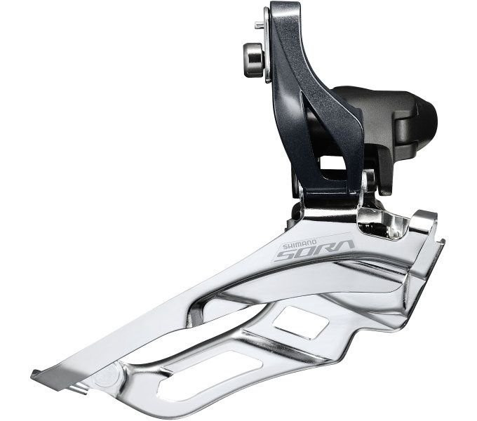 Voorderailleur 3 x 9 Speed Shimano Sora FD-R3030 Aanlas Down Pull 63-66°