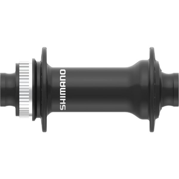 Voornaaf Shimano Deore HB-MT410 Center Lock - 36 Gaats 15 mm Steekas 110 mm Inbouw Zwart