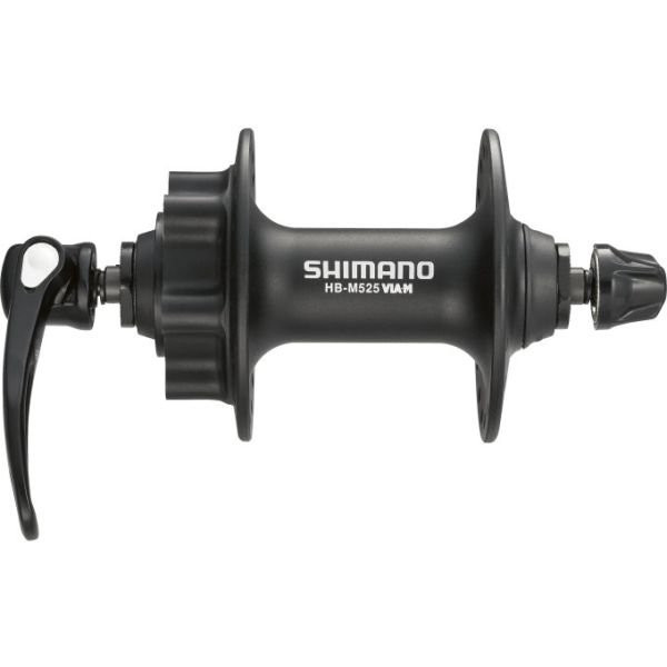 Voornaaf Shimano FH-M525 32 Gaats 6 Bouts Remschijfbevestiging Zwart