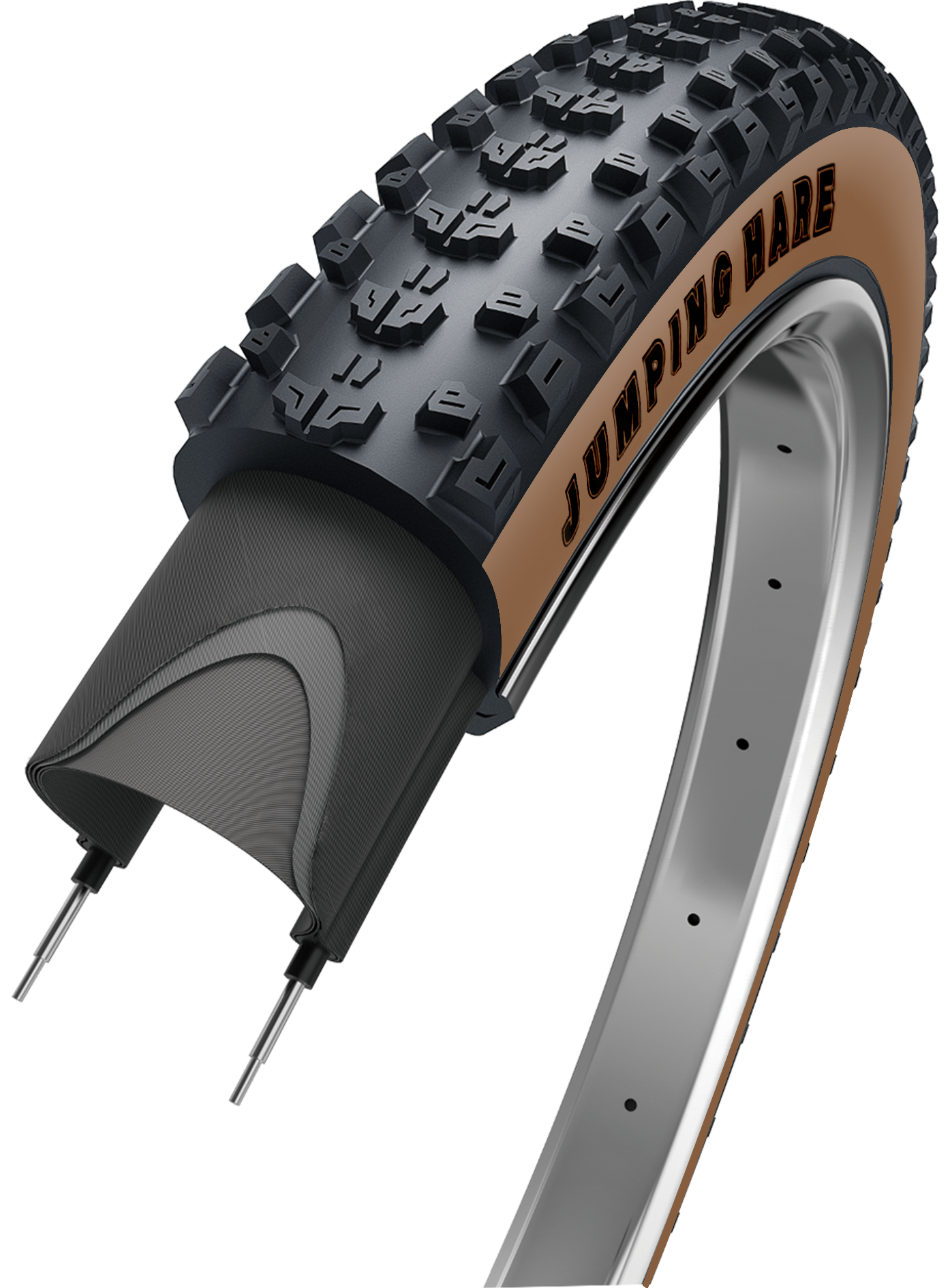 Vouwband Edge Jumping Hare 27.5 x 2.35- 60-584 Zwart Bruin