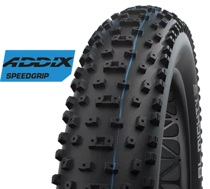 Vouwband Schwalbe Al Mighty Evo Super Ground 26 x 4.80- 120-559mm (Geschikt Voor Fatbikes) Zwart