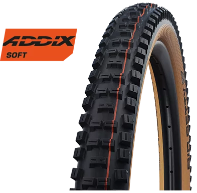 Vouwband Schwalbe Big Betty Super Gravity 29 x 2.40-62-622 mm Zwart Bruin