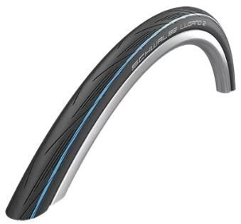 Vouwband Schwalbe Lugano 2 K-Guard 28 x 1.00-25-622 mm Zwart Met Blauwe Strepen