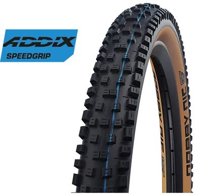Vouwband Schwalbe Nobby Nic Evo Super Ground 29 x 2.40-62-622 Bronze Sidewall