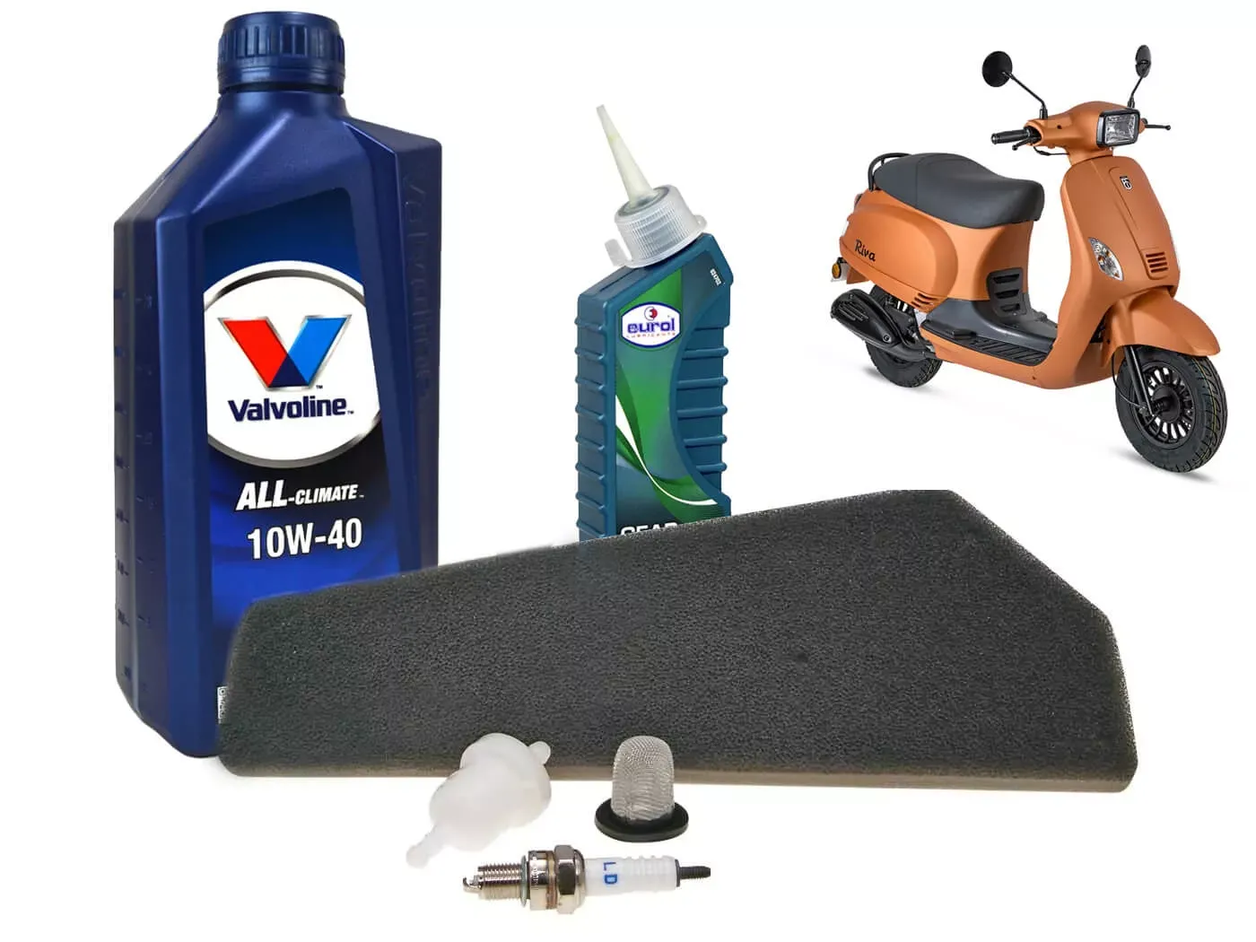 Klein Onderhoudspakket China VX50-S / Vespa S look-a-like - Vierkant Filter