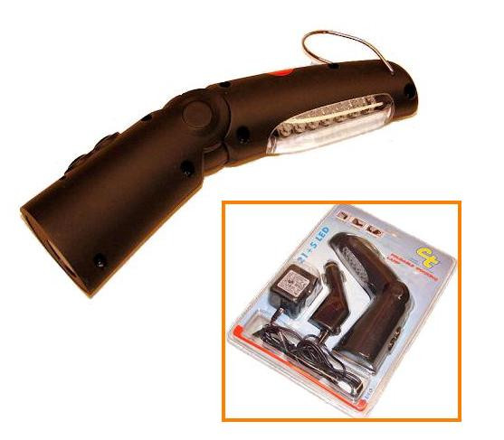 Werklamp - Knikbaar - 21 Leds / 5 Leds