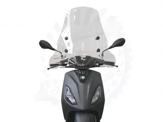 Windscherm Piaggio One - Fabbri - Hoog, Transparant