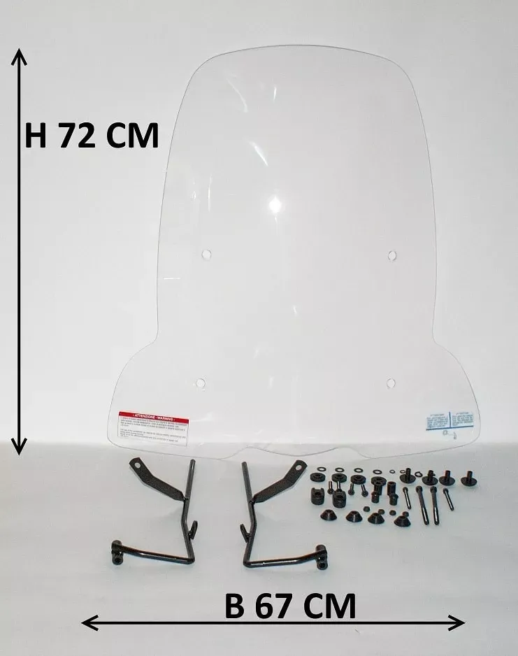 Windscherm Peugeot Kisbee hoog