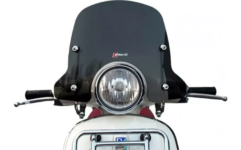 Windscherm Vespa Primavera laag - Smoke