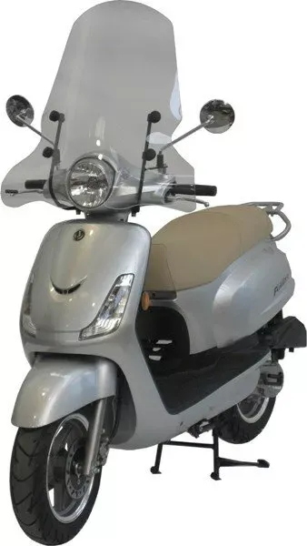 Windscherm Sym Fiddle II - Fabbri - Hoog (Transparant)